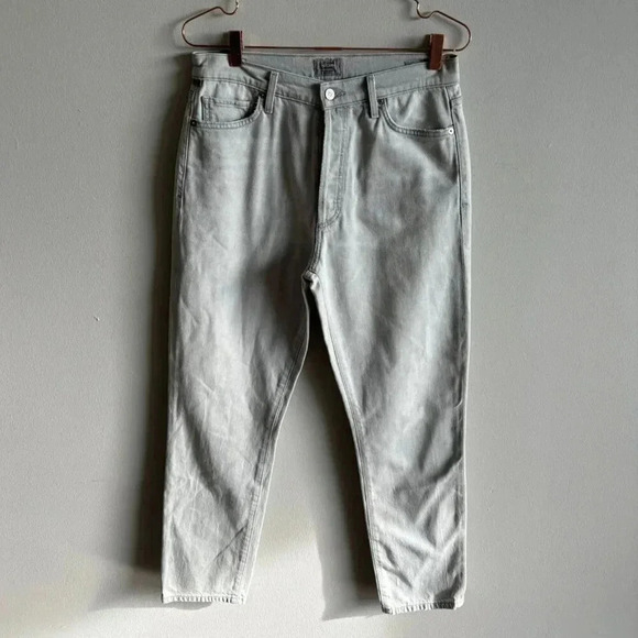 Citizens of Humanity Womens Olivia High Rise Slim Ankle Jeans Acid White Size 28 - Picture 1 of 14